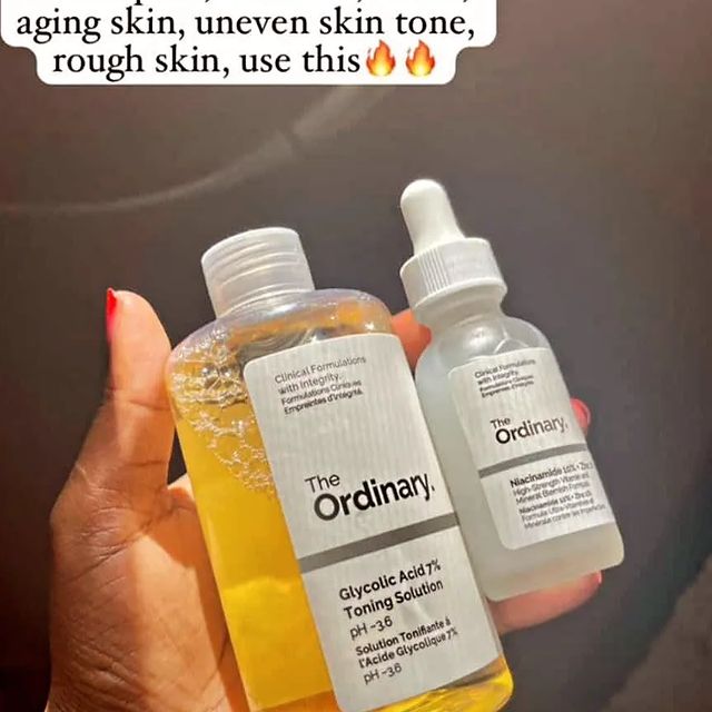 Takeer - THE ORDINARY TONER & NIACINAMIDE SERUM 
AVAILABLE