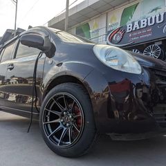 Takeer - 16" wide wheels fitted on Vitz new mode done by us 