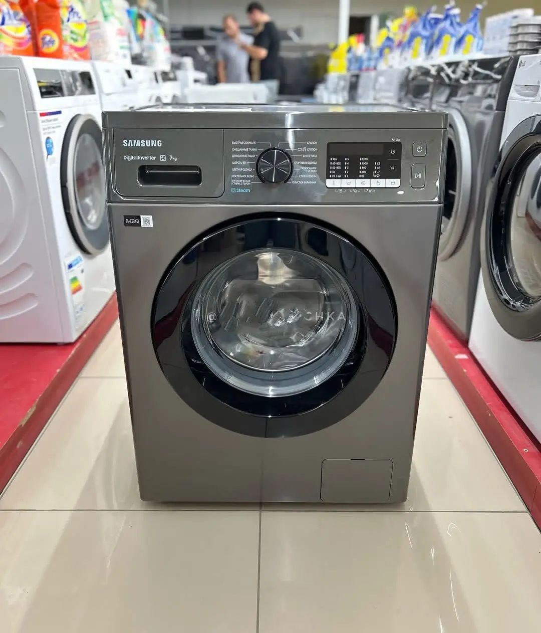 Takeer - Samsung automatic washing machine front load available 
20year warranty 
WASH & DRY(FRONT LOAD)
•7/5KG - 1,850,000/-
•9/6KG - 2,250,000/-
•10.5/6KG...