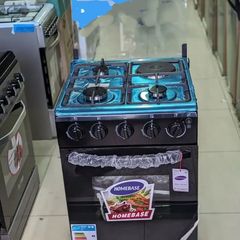 Takeer - Homebase gas cooker with oven 50x50cm 
Warranty 2year 
Price 👉 530,000
Electric oven 
3plate gas 
1plate electric 
Auto ignition 
Free delivery 🚚...