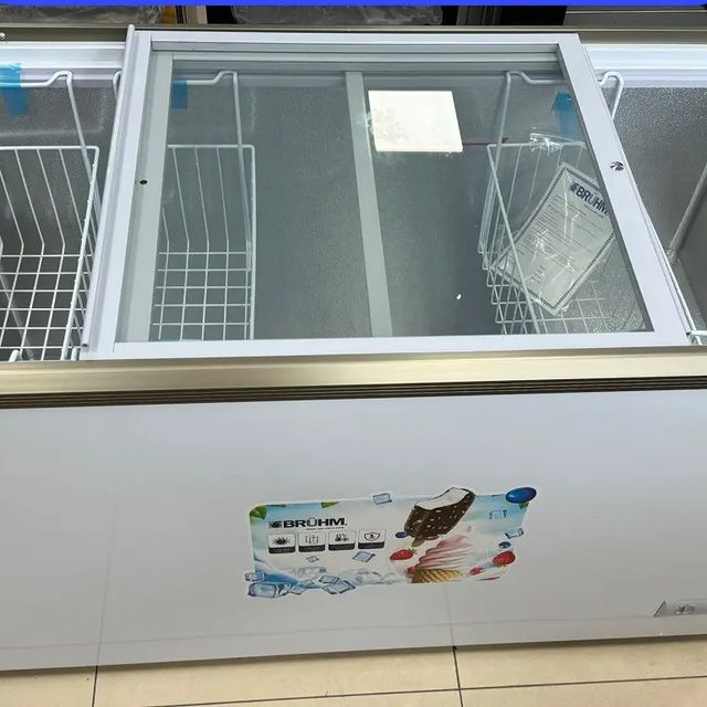 Takeer - BRUHM showcase display freezer available 356liter
Warranty 2year 
Price 👉 1,400,000
Powerful compressor 
Energy saving 
Free delivery 🚚 
Call or ...