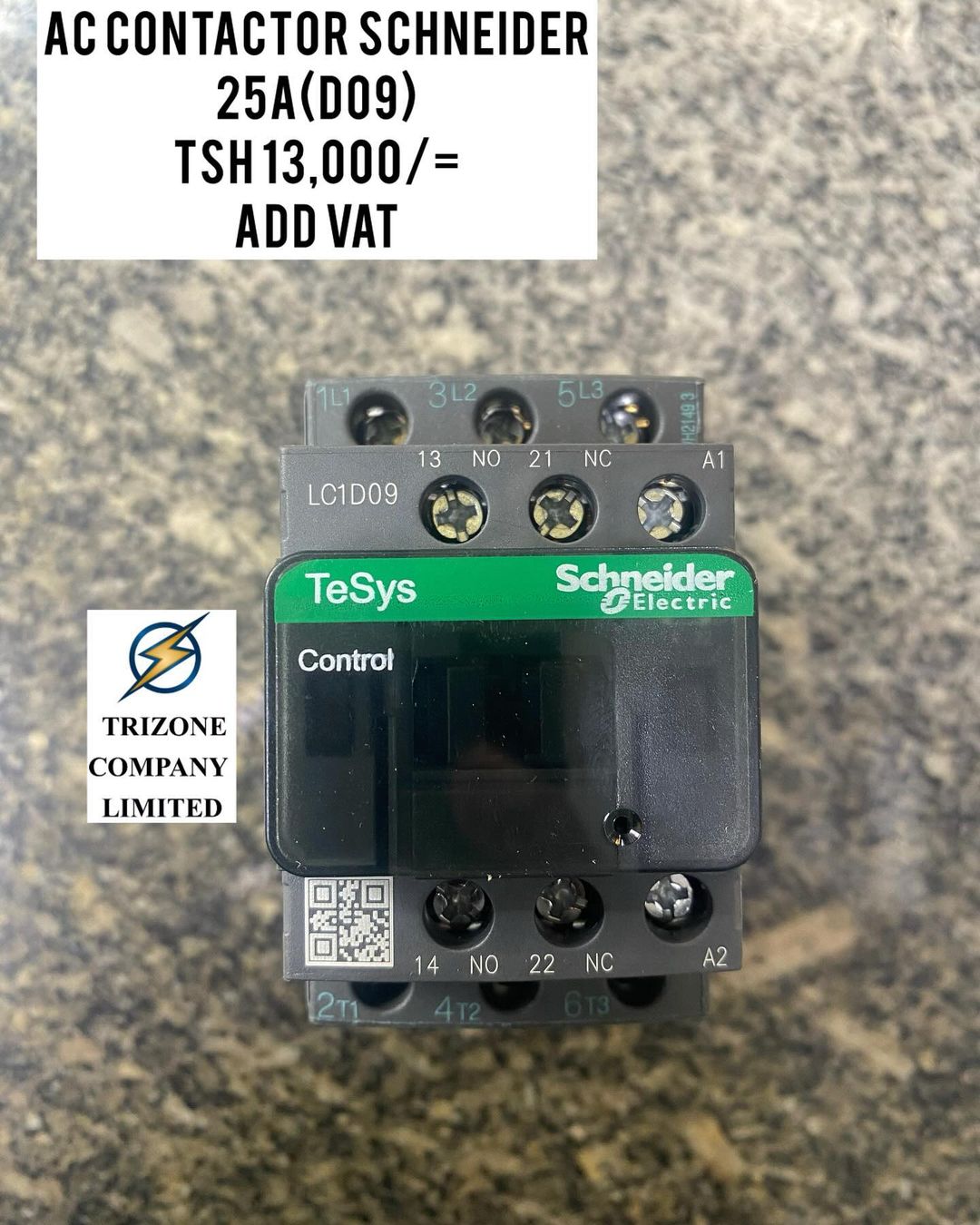 Takeer - AC CONTACTOR SCHNEIDER 25A ZIPO

BEI;TSH 13,000/=

MAWASILIANO;
SIMU NAMBA: #
WHATSAPP NAMBA:#

TUNAPATIKANA;
KARIAKOO-MTAA WA NARUNG'OMBE NA GOGO
...