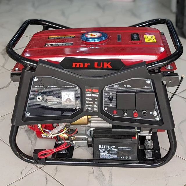 Takeer - Reposted  Offers 🔥Offers 🔥
*GENERATOR 3500K (NEW MODEL)*
*Price: 780,000=

*FEATURES*
* 3kVA max power output
* Double 220V AC output socket
* 12...