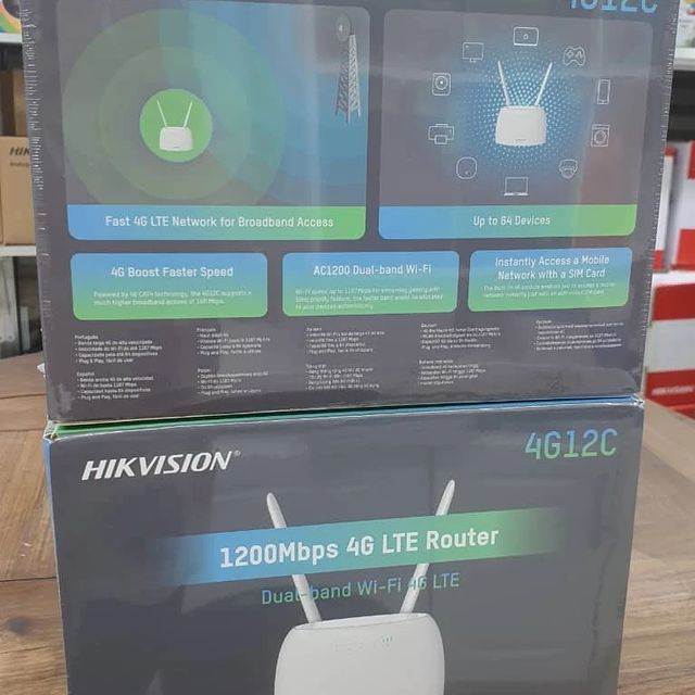 Takeer - NEW STOCK JUST ARRIVED 🔥🔥🔥

HIKVISION ROUTER  4G
features
🔹4G Boost Faster Speed
🔹Ac1200 Dual -band Wi-Fi
🔹UP to 64 Device 
🔹Instantly Acces...