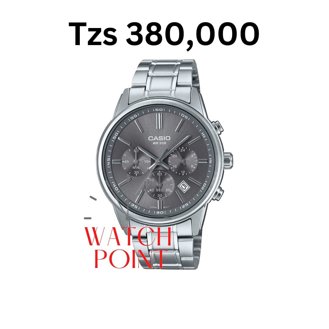 Takeer - NEW ARRIVALS 
Swipe for prices
Original By Casio 2 Years international Warranty

• Stainless Steel Band
• 50 meters Water Resistant
• Mineral Glass...