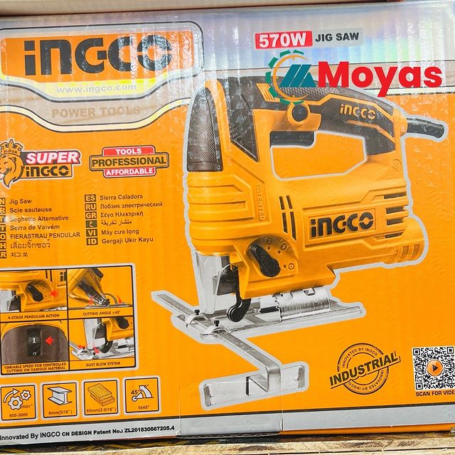 Takeer - INGCO JIGSAW AVAILABLE 

✅570WATTS

📞MORE INFO 
🚚YES TUNAFANYA DELIVERY

         