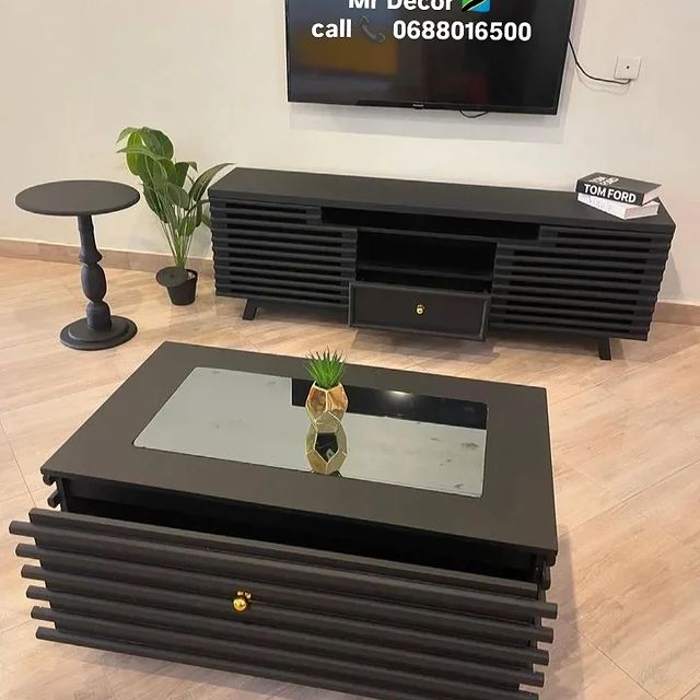 Takeer - Tv show case & Coffee table 😍 
Full set 🔥 inapatikana Dukani kwetu 
Bei = 650.000

Fika Dukani kwetu au Piga simu uletewe mpaka nyumbani kwako ✅ ...