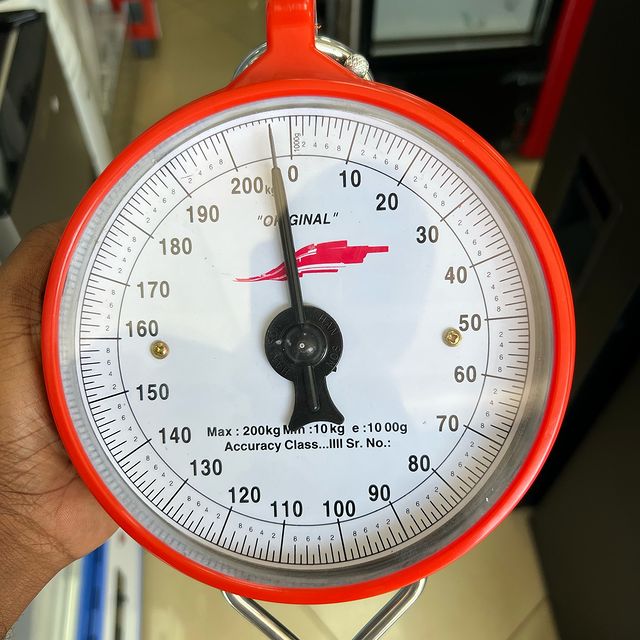 Takeer - Round Hanging Scale

•Capacity 1kg-200kg

•Price-95,000/=Tshs

Now Available In Our Shop
Location-Meku Electronics Shop New Nssf Building(Moshi) Gr...