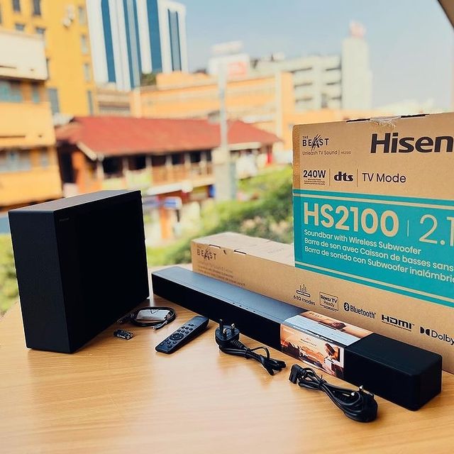 Takeer - BEI ZA SOUND BARS👇👇🇹🇿🇹🇿
➡️➡️ HISENSE SOUND BARS
108 watts = 350,000 wireless
200 watts = 400,000wireless
Watts 240 = 400,000 wireless
280 wat...