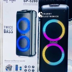 Takeer - 🎵SEA PIANO PORTABLE Rechargeable Speaker SP-5280 with Top Load Equalizer 🎶
▪️ Bluetooth Function 
▪️USB & TF Card 
▪️FM Radio 
▪️ Remote Control ...