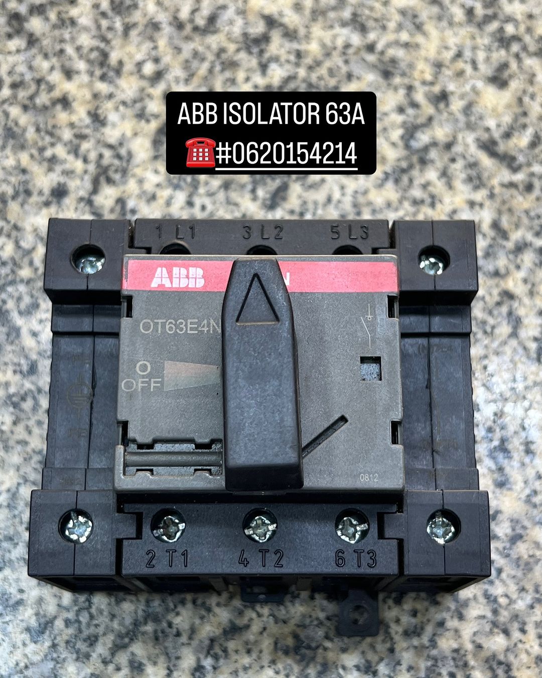 Takeer - ABB ISOLATOR 63A/220V
-BEI POA

WASILIANA NASI
WHATSAPP/CALLS #☎️

WATEJA WA MIKOANI TUNATUMA 🚚
 
 a