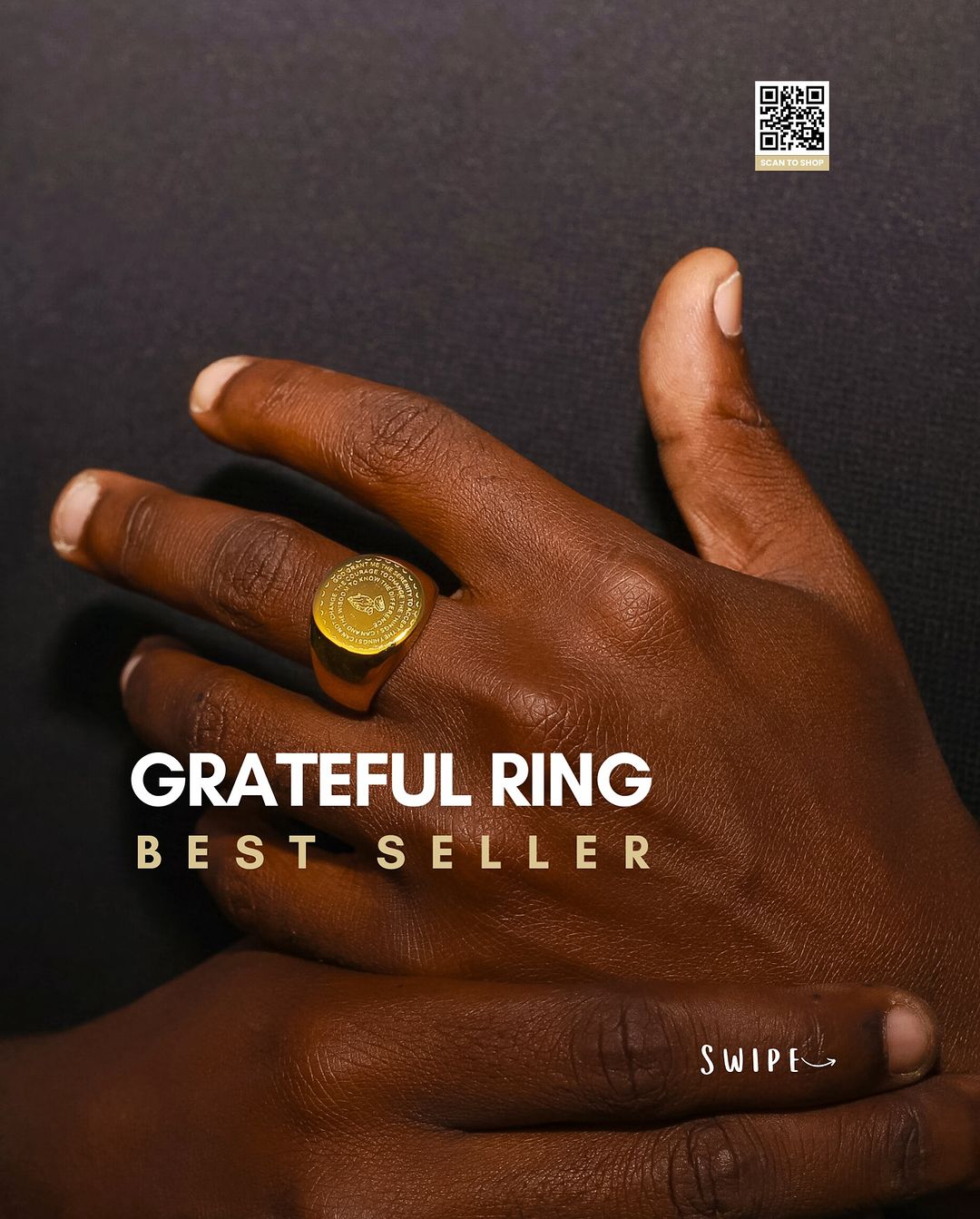 Takeer - This gold ring is more than just jewelry; it’s a symbol of gratitude and elegance. Don’t miss out!   shop now.…👉👉slide👉👉

Scan on the top of th...