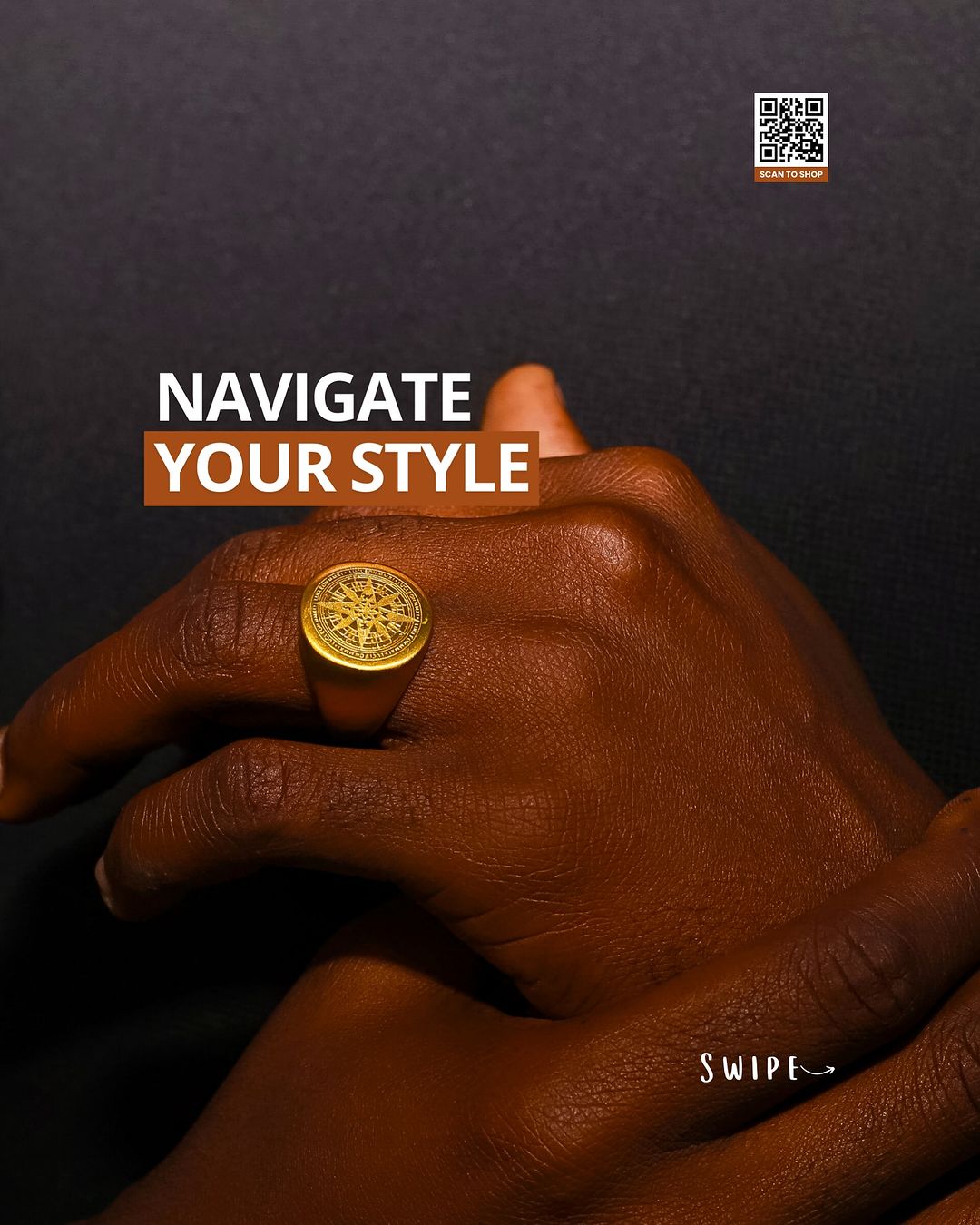 Takeer - 🌟 Navigate Your Style with Our Gold Compass Ring! 🌟 Whether you’re an adventurer at heart or simply love timeless elegance, this ring is your per...