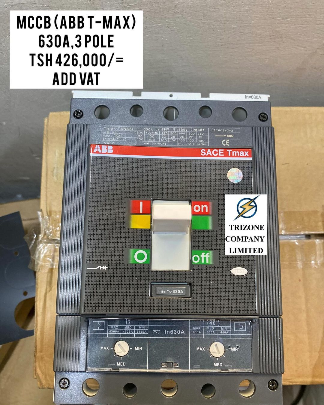 Takeer - OVERCURRENT 630A 3 POLES ZIPO

BEI;TSH 426,000/=

MAWASILIANO;
SIMU NAMBA: #
WHATSAPP NAMBA:#

TUNAPATIKANA;
KARIAKOO-MTAA WA NARUNG'OMBE NA GOGO
N...