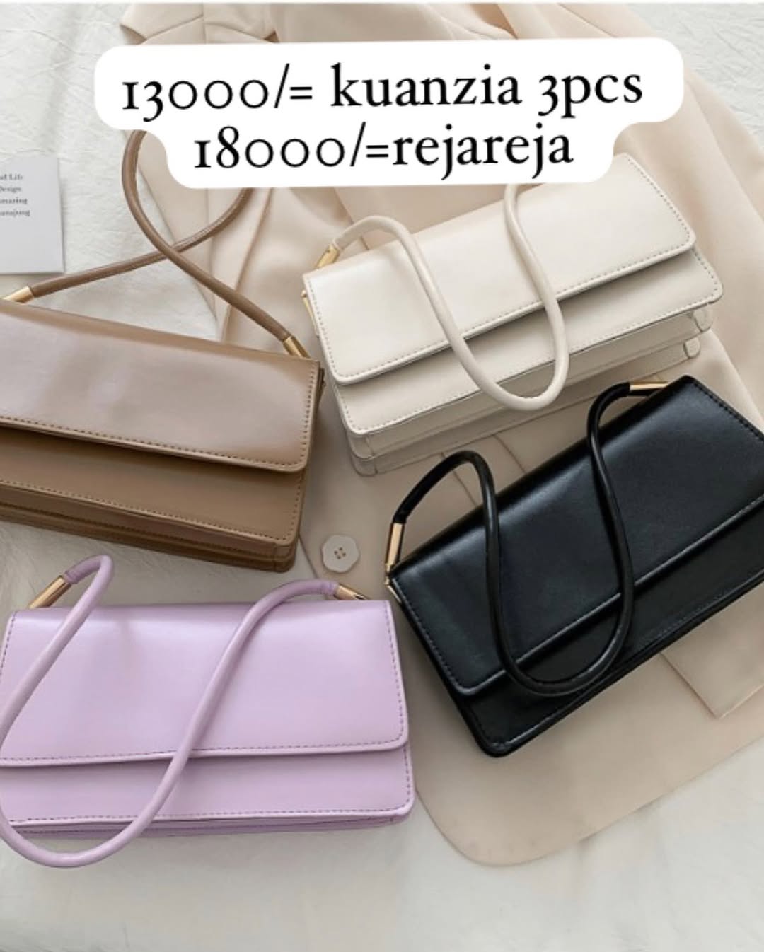 Takeer - Hey lover's
  Tumewaletea handbags  zenu pendwa kwa mara nyingine tena kwa bei ya offer kwajili yenu wateja wetu vipenzi
Kama kawaida kuwahi kwako ...