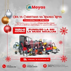 Takeer - KARIBUNI SANAA MOYAS STORE MJIPATIE OFFER MBALI MBALI KATIKA MSIMU HUU WA CHRISTMAS PAMOJA NA MWAKA MPYA

📍DAR ES SALAAM CONGO NA KIUNGANI KKOO
📍...