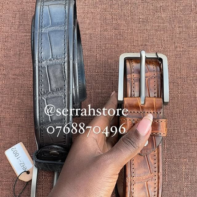 Takeer - 💥Geniune Leather Belt Available😍🔥🔥🔥
💥Unavaa wewe mpaka Kitukuu🔥🔥
💥Price 45,000/=
💥Call/Whatsap Tunafanya delivery mikoani tunatuma🚛
