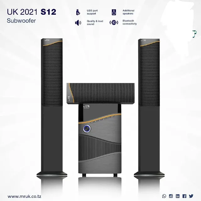 Takeer - MR UK SUBWOOFER S12 @ 255,000
1 year warrant.
Free delivery (Usafiri Bure).
Call/WhatsApp or kuweka order yako
