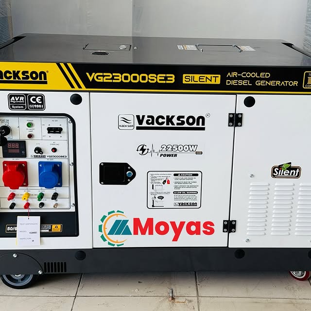 Takeer - VACKSON DIESEL GENERATOR AVAILABLE 

✅POWER 22.5KV
✅1 YEAR ENGINE WARRANTY 
✅AIR COOLING 

🏷️BEI 14,300,000/=TSH

📞MORE INFO 